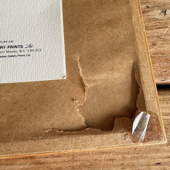 VTG Dorothy Francis Framed Lithograph Print Dane Mother and Child Inuit Alaskan - Picture 13 of 16